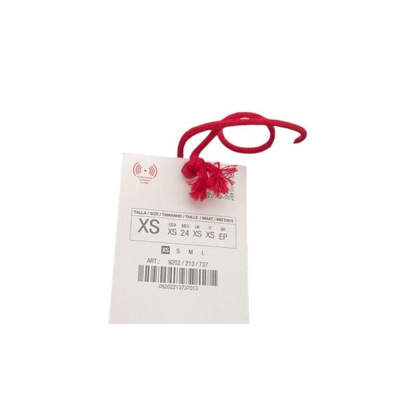 Zara SRPLS Womens Wrap Skirt Size XS Brown Midi Belted 9202/213 NWT - Picture 9 of 12